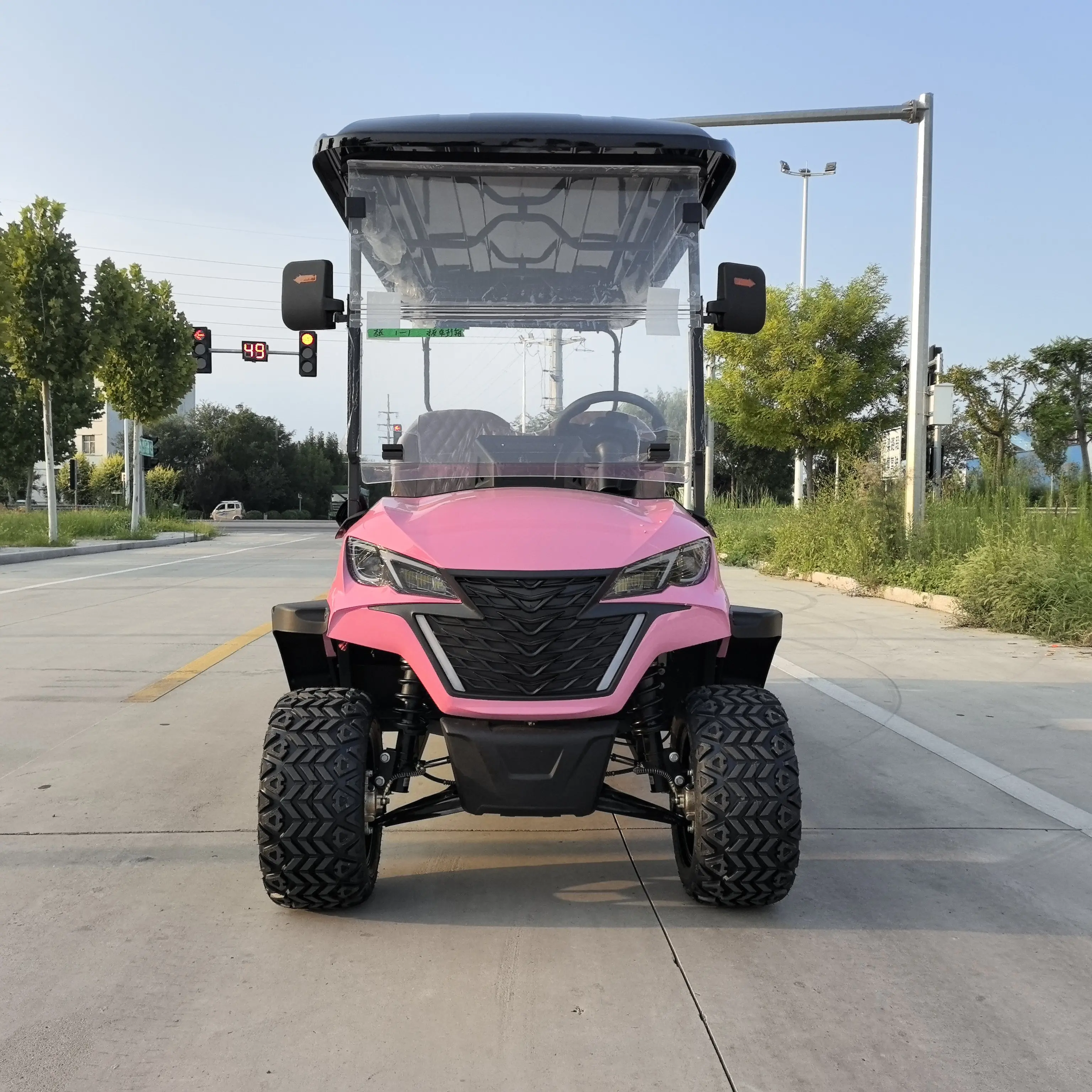 2026 Electric Golf Car Trolley Cart Mobile Cruiser Electric Scooter Sightseeing Car Scenic Spot 4 Seats  Electric Trolleys