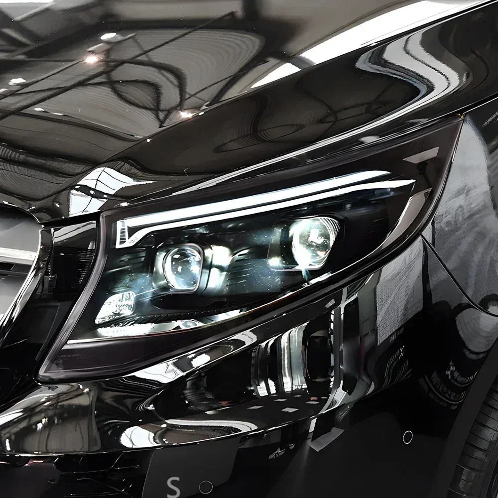 مصباح خلفي تلقائي لبنز فيتو W447 ميتريس فئة V 2016-2023 ترقية 2024 تصميم ديناميكي المصباح عدسة ثنائية البؤرة أداة الملحقات #4