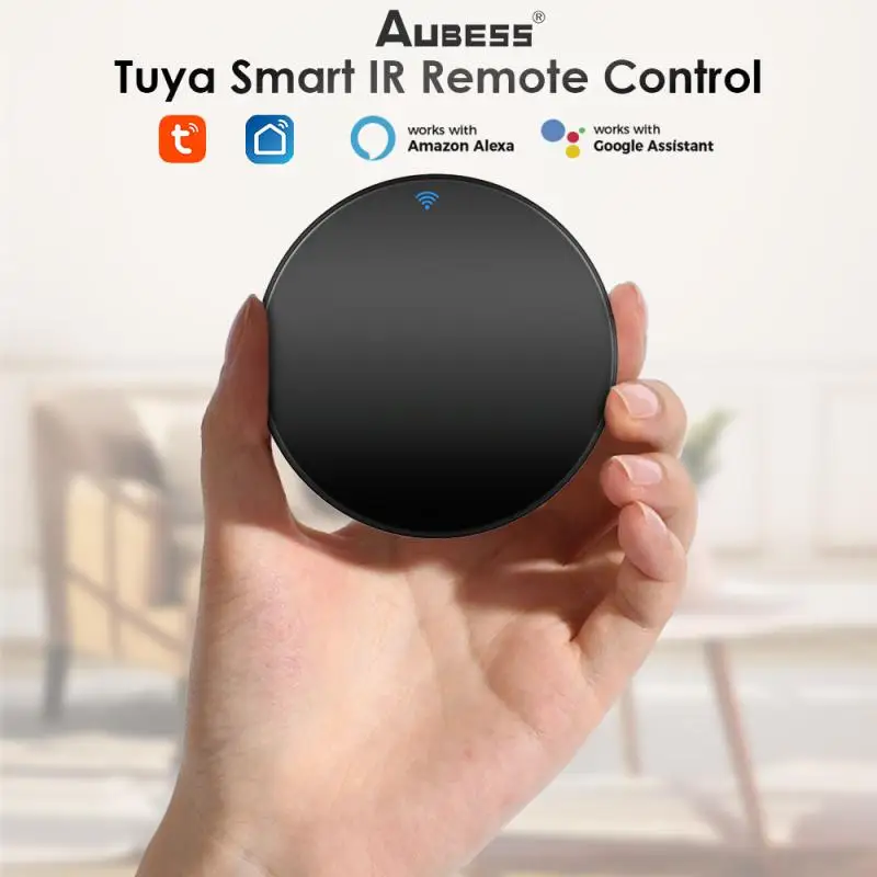 

AUBESS IR Remote Control Smart WiFi Universal Infrared Tuya for smart home Control for TV DVD AC Works with Amz Alexa Google Hom