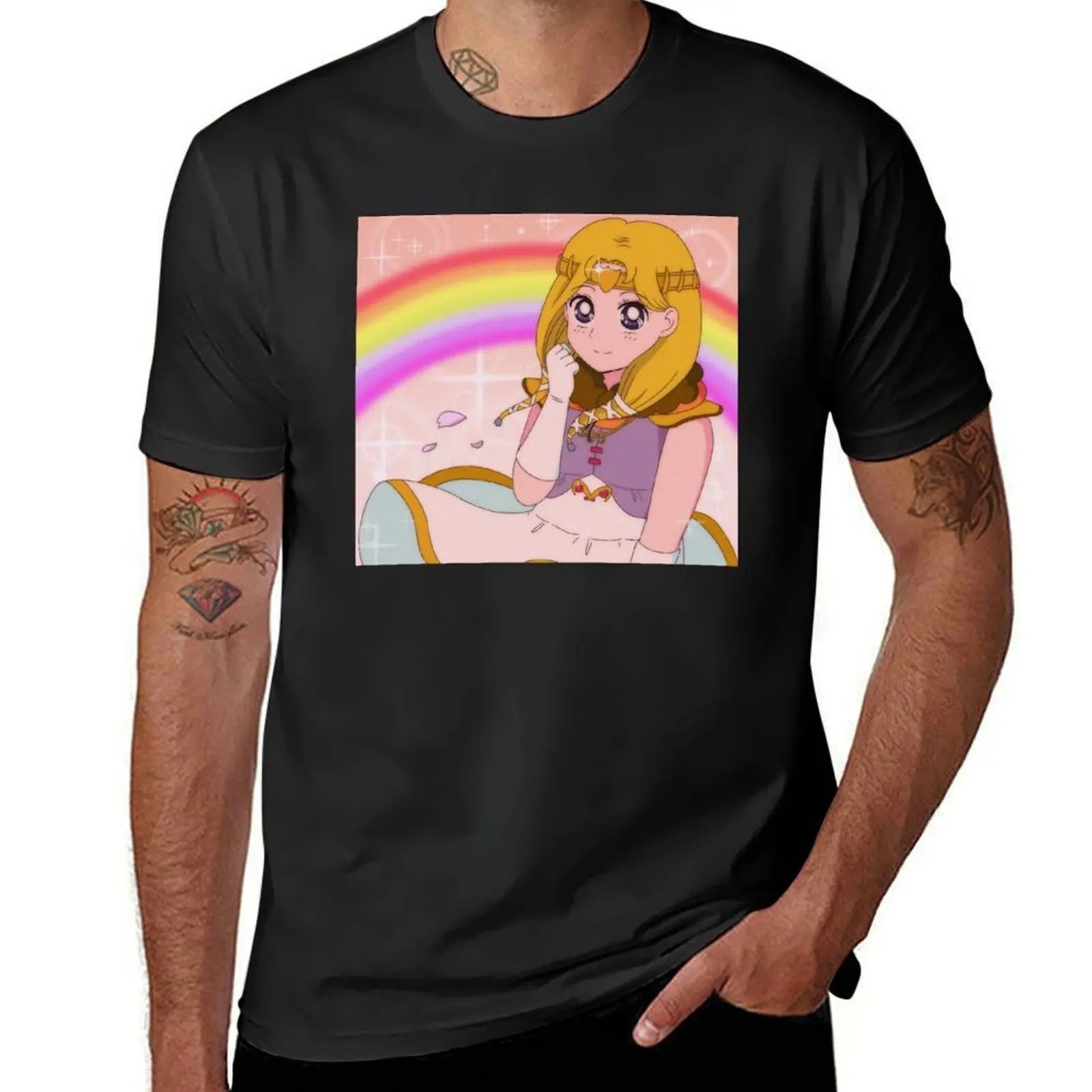 

Princess Kenny But In 90s Anime Style T-Shirt Blouse cotton man t-shirts T-shirts oversize sports fans mens workout shirts