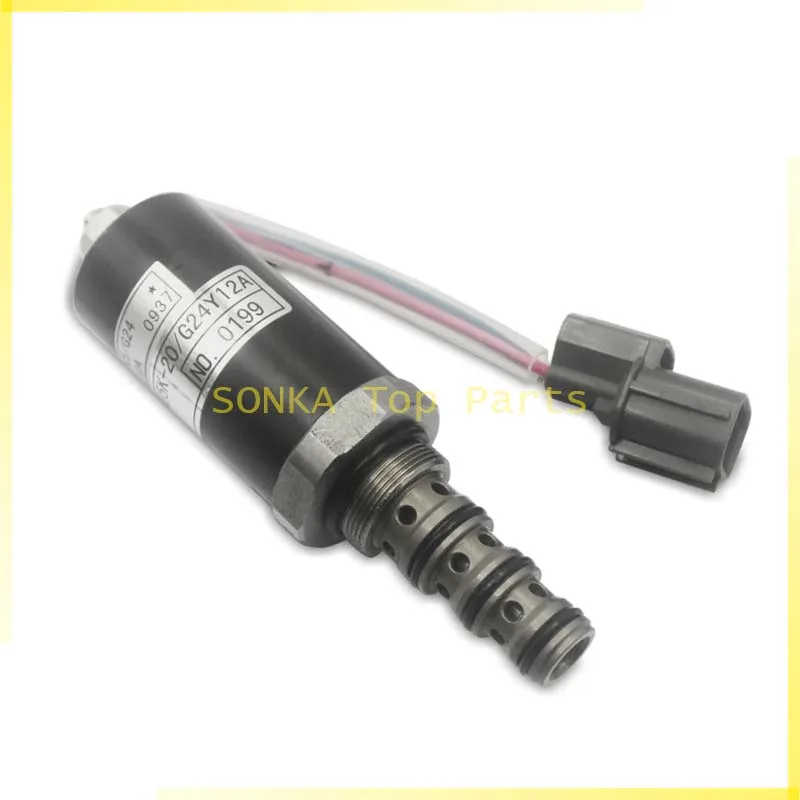 

YN35V00005F2 KWE5K-20/G24Y12A SOLENOID FOR KOBELCO SK100 SK100L SK120 SK120LC SK200 SK200LC