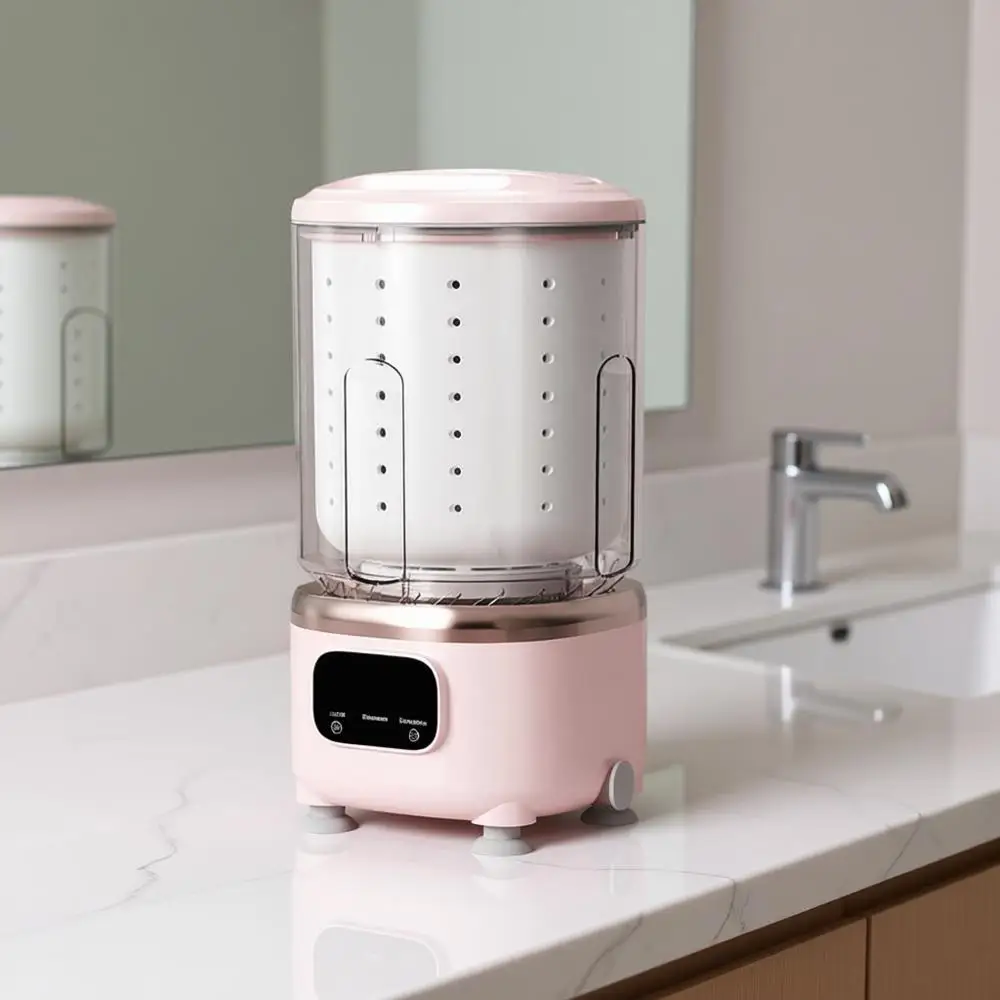 

Портативная стиральная машина с корзиной для отжима, 3-в-1: стирка, ополаскивание, отжим, беспроводная мини-стиральная машина для нижнего белья, носков, детской одежды