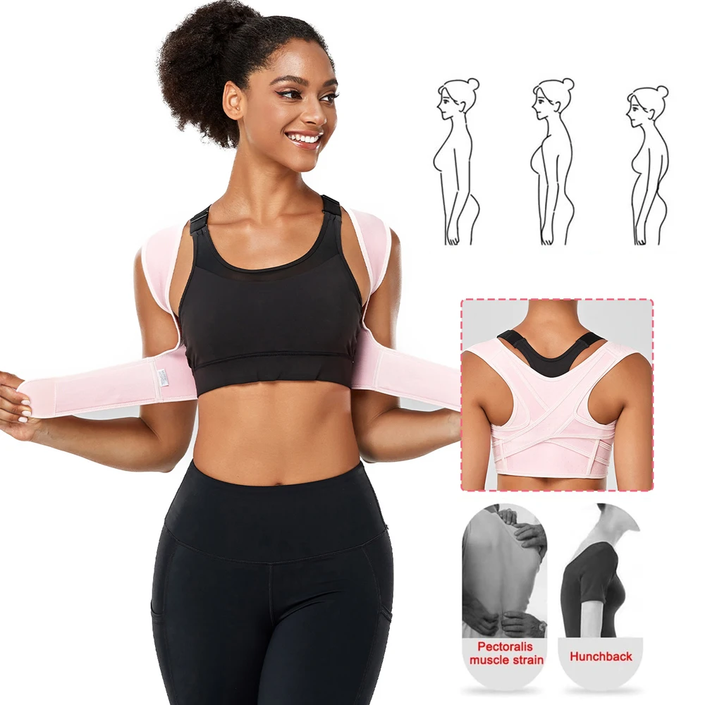 TIKE Posture Support Back Brace for Clavicle Support,Posture Corrector Back Straightener Keeps Your Back Straight From Slouching