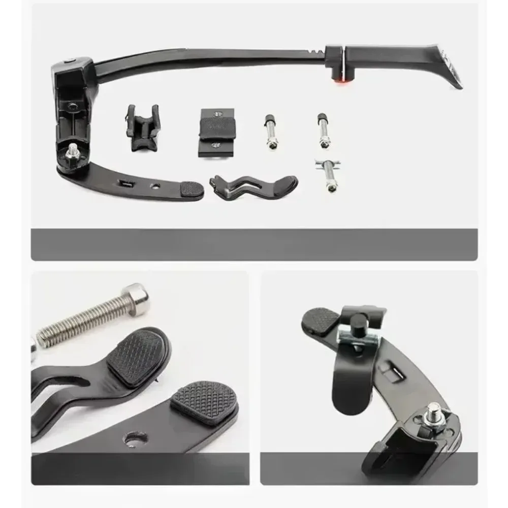 24/26/27.5/29/700C Adjustable Mountain Bike Support Side Rear Parkingrack MTB Road Bicycle Kick Stand Aluminum Kickstand view 6