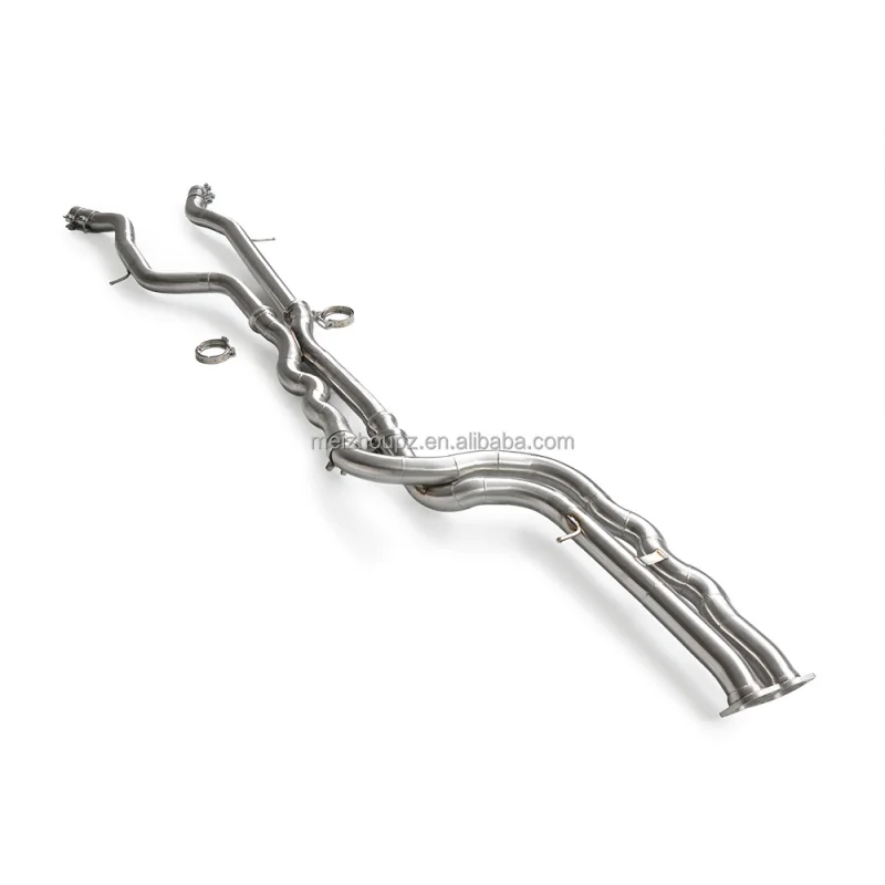Equal Length Middle Pipe for BMW M3 M4 F80 F82 F83 S55 3.0T 2014-2019 With Resonator Stainless Steel car sports exhaust