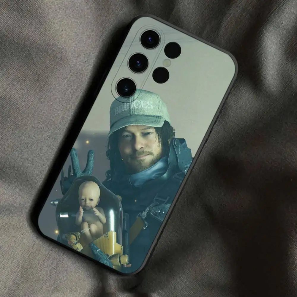 حافظة هاتف D-Death S-Stranding 2 على الشاطئ لهاتف Samsung S25، S24، Ultra، S20، S30، Plus، S22، S23، Ultra، Plus، 5G مضادة للخدش