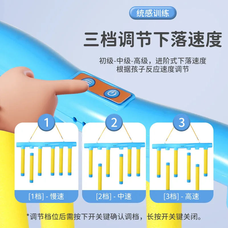 Snelreflextrainingsspeelgoed: oog- en handcoördinatiestick-grijpmachine voor kinderen om de focus- en reactiesnelheid uit te dagen