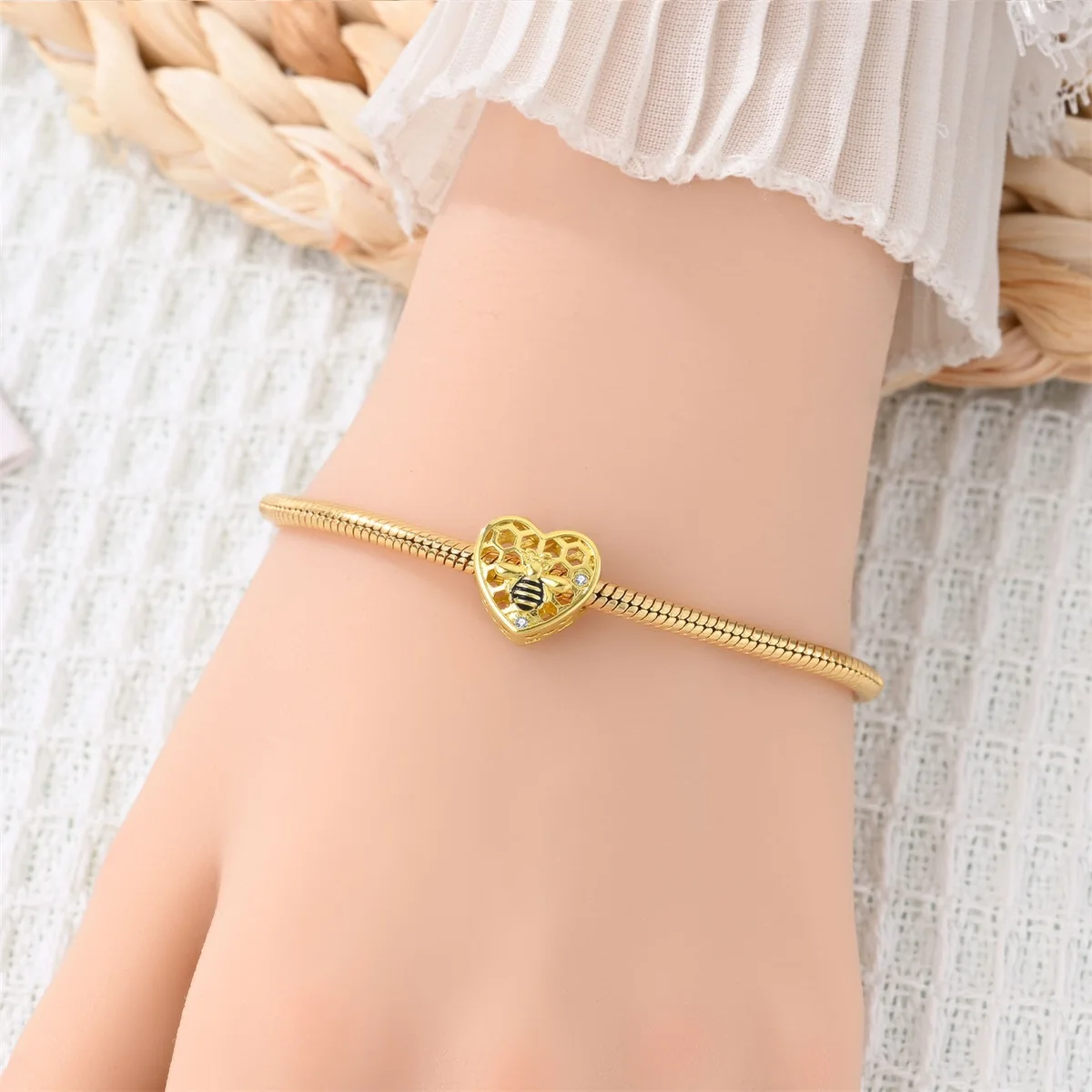 2026 925 Sterling Silver Funny Lemon Sunflower Four Leaf Clover Flower Animal Charms Bead Pendant DIY Bracelet Fine Jewelry Gift - view 4