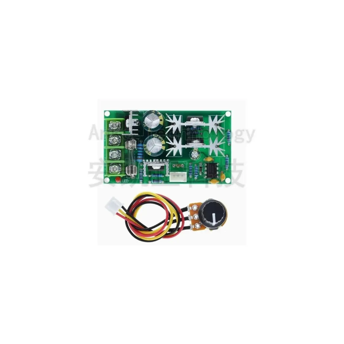 

DC motor speed regulator 12V24V36V48V high-power drive module PWM controller 20A current regulator