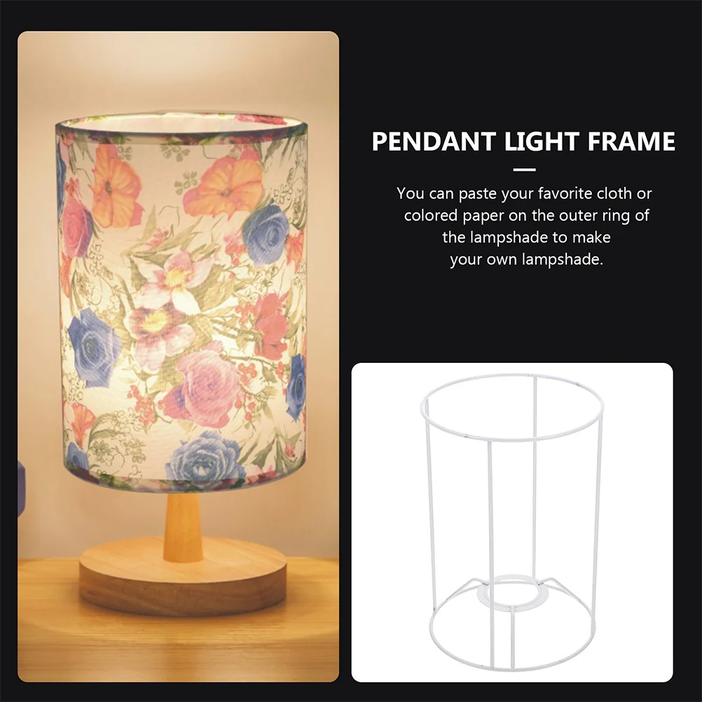 

Metal Lampshade Frame For Diy Table Lamp Bracket Replacement Sturdy Durable Light Accessories Frame Easy Install Home Office