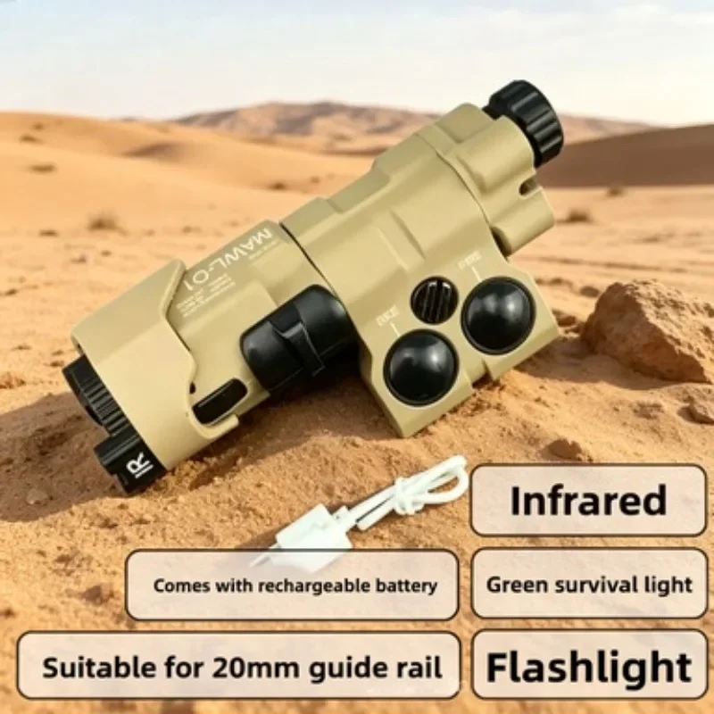 Stable Laser Position MAWL-C1 Laser Flashlight Adjustable Rail Fixed Scene Layout Parts