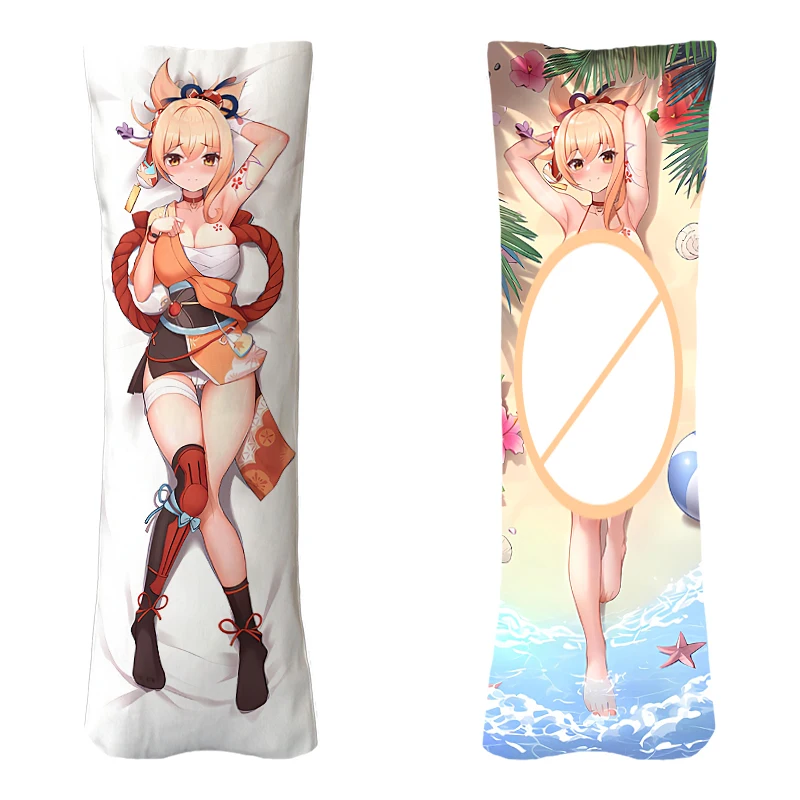 

Genshin Impact Anime Accessories Pillow Case Yoimiya Dakimakura Pillowcase