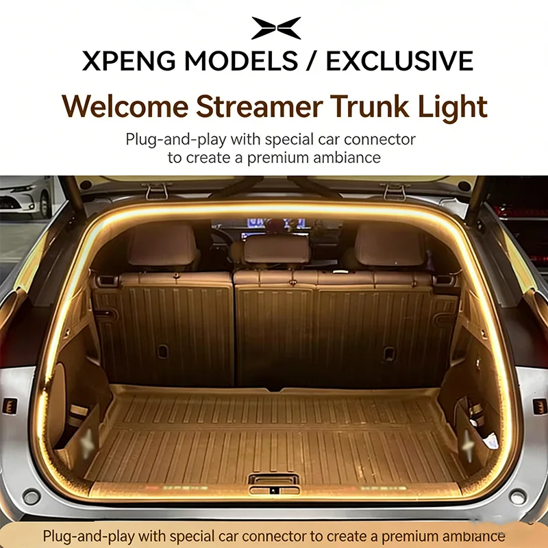 

LED Rear Trunk Light Bar For Volkswagen CC White & Warm White Car Trunk Modified Atmosphere Lamp Interior Decorative Lighting