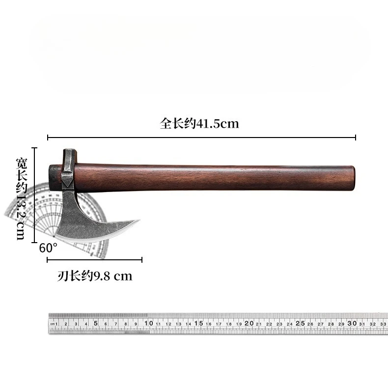 Handcrafted Multi-functional Outdoor Tactical Axe - Easy-to-use Tool Camping Household Use Mountain Logging