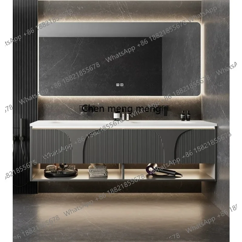 New, integrated basin, bathroom cabinet, combined hand wash basin, toilet wash table.
