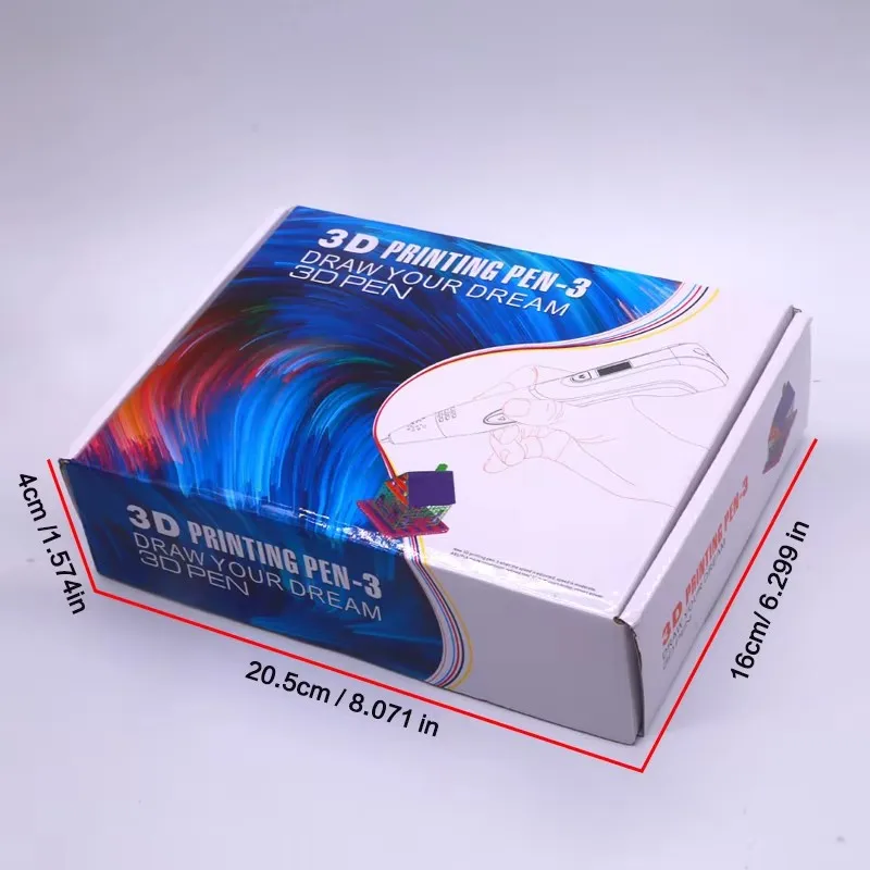 Bestverkopende multifunctionele 3D-pen van hoge kwaliteit met gratis kleurrijke PLA-filament voor kunstcreatie, modelbouw en kunstonderwijs
