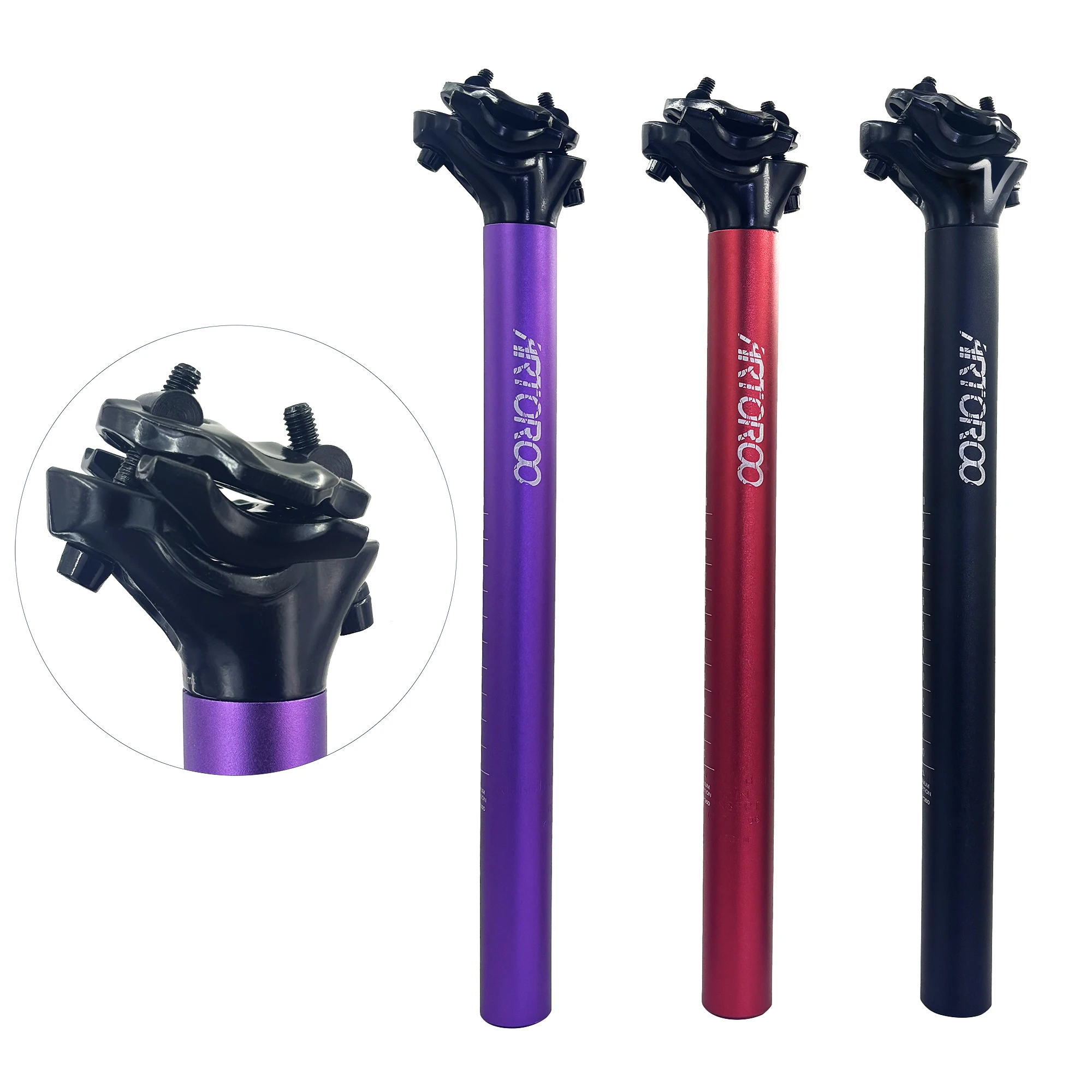 

ARTOROO горный дорожный велосипедный подседельный штырь Сверхлегкий алюминиевый сплав MTB велосипедный подседельный штырь подседельная трубка 27,2/31,6 мм * 350 мм Запчасти для велоспорта