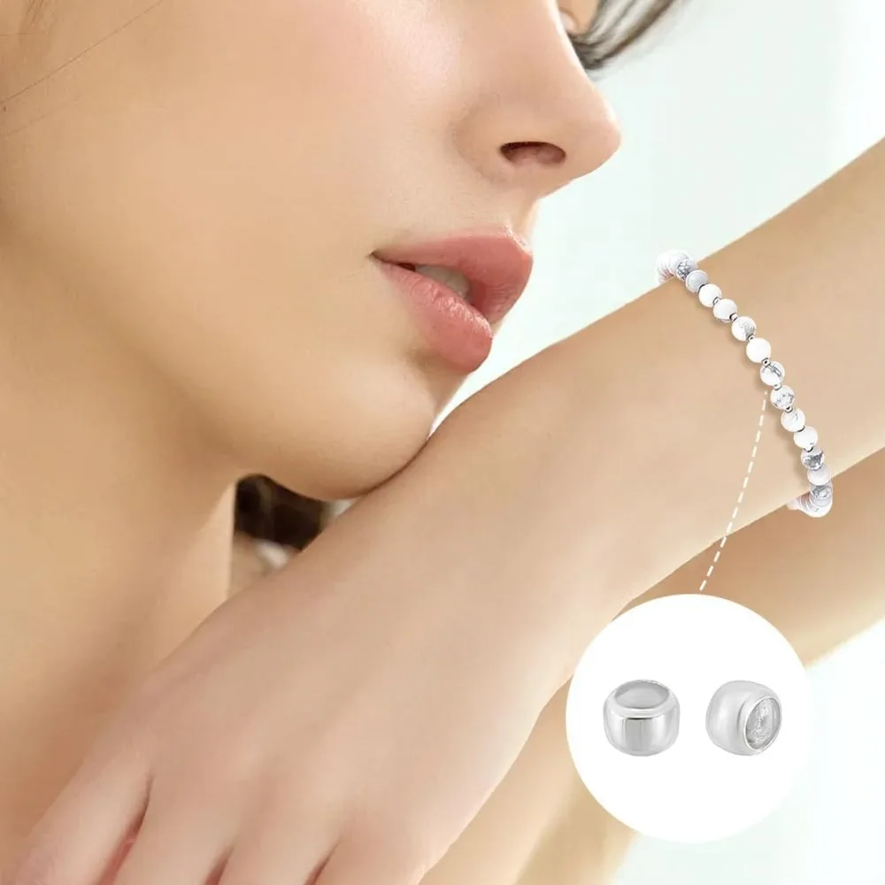 5000 قطعة تجعيد الخرز المستديرة 1.5 مللي متر خزر عازل 0.5 مللي متر ثقب صغير الخرز سوار ذاتي الصنع تجعيد الخرز الخرز المعدني