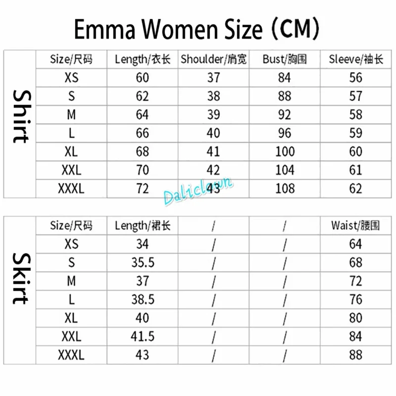 أنيمي وعد نيفرلاند تأثيري إيما نورمان راي زي قميص أبيض تنورة السراويل اليابانية زي مدرسي شعر مستعار