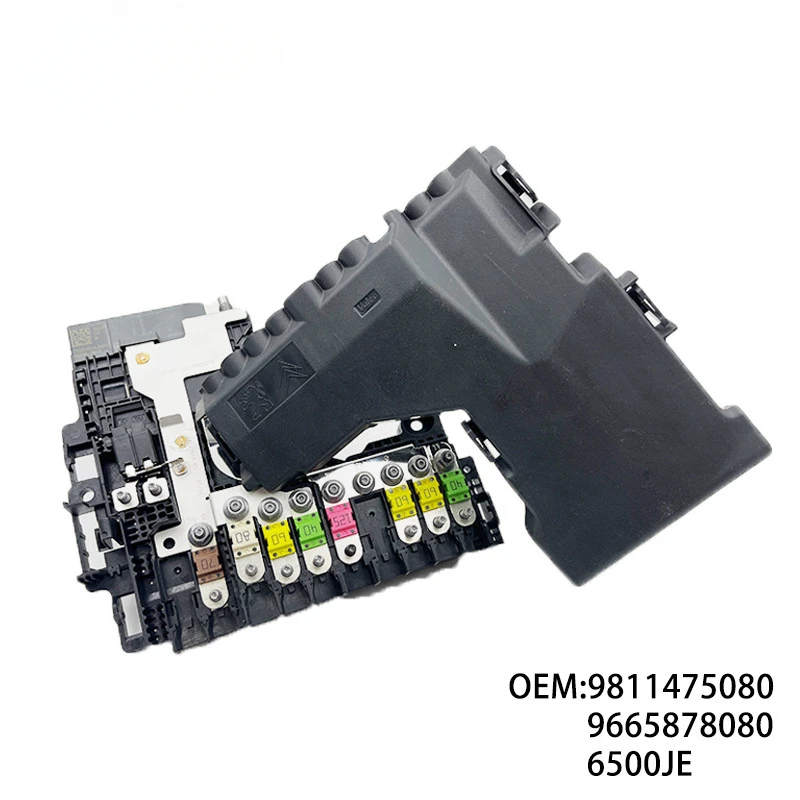 9811475080 9665878080 6500JE For Peugeot 508 Fuse Box Battery Manager