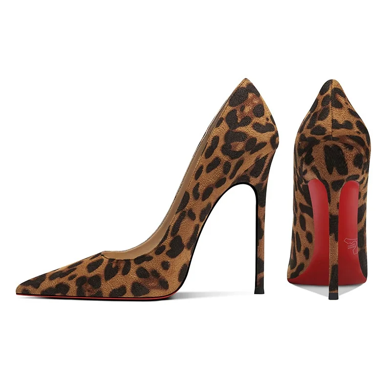 25 new luxury red-soled high heels, 12cm, 13cm pointed-toe stiletto pumps, elegant and sexy party and wedding shoes