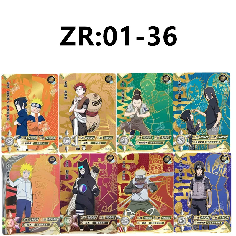 

Kayou Naruto ZR Card Full Series ZR001 to ZR036 Anime Card Full Set Collection Card Tenten Choji Shino Kiba Haku asuma Kabuto