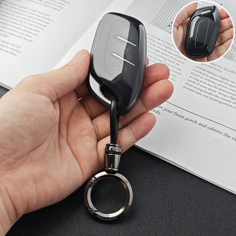 حافظة مفاتيح السيارة من البولي يوريثان غطاء حماية ناعم للتحكم عن بعد لـ MG 4 2023 Mg4 Ev MG HS GT ZS EV ZX MG5 MG6 Roewe RX3 RX5 RX8 ERX5 I6 I5