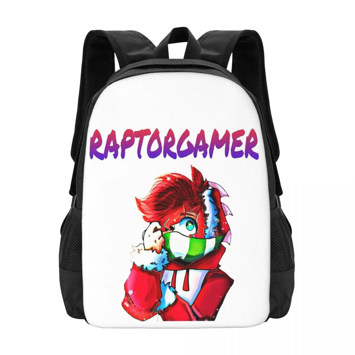 

Skins Art Raptorgamer Backpack Hot Sale Daypack Large Capacity Kids BookBag School Bag Shoulder Bags for Men Women