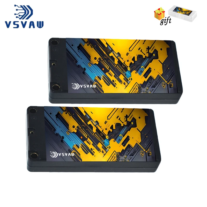 

VSVAW 2S 7,4 В Lipo Батарея 4400 мАч 120C Жесткий чехол с разъемом XT60 для радиоуправляемого автомобиля Лодка Грузовик Танк Транспортное средство Truggy Buggy Xpand Rally