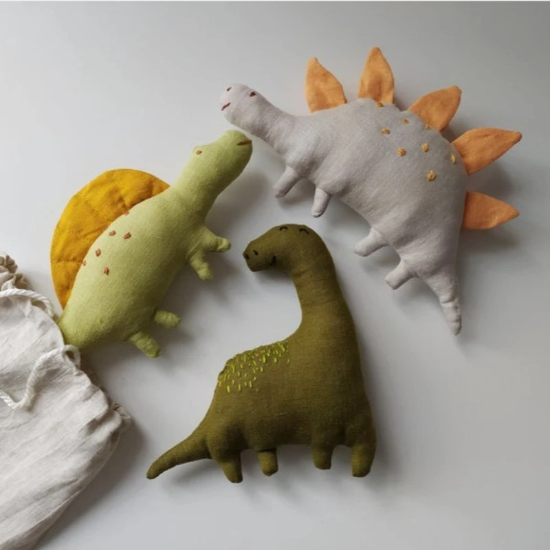1PC Little Dinosaur Soothing Doll Creative Toy Baby Gift Cartoon Doll Mother and Baby Products Cute Dinosaur Doll