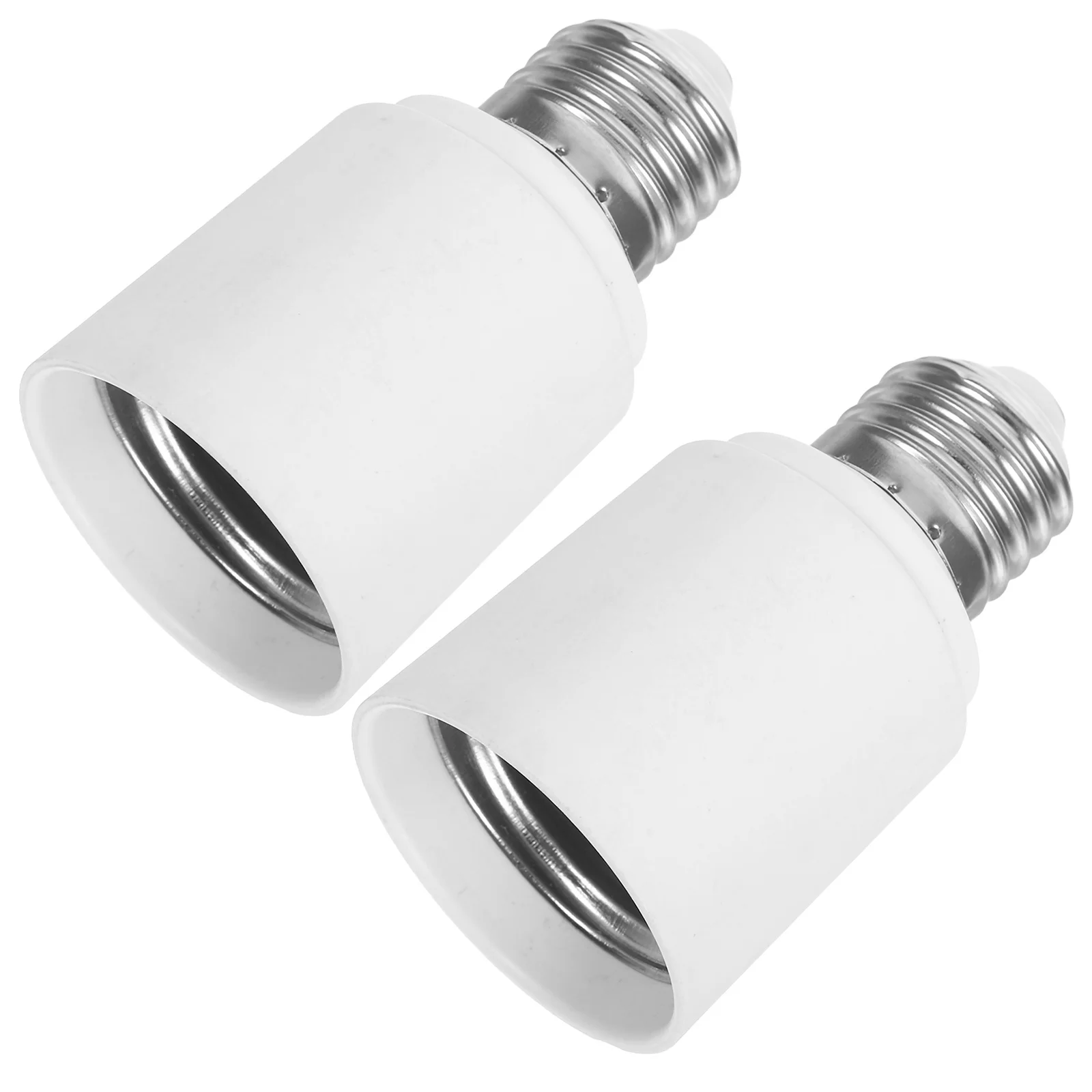 

2 шт. от E27 до E40, удлинитель лампы, адаптер с винтовой головкой, прочный базовый преобразователь для домашнего офиса, коммерческого пространства, безопасный
