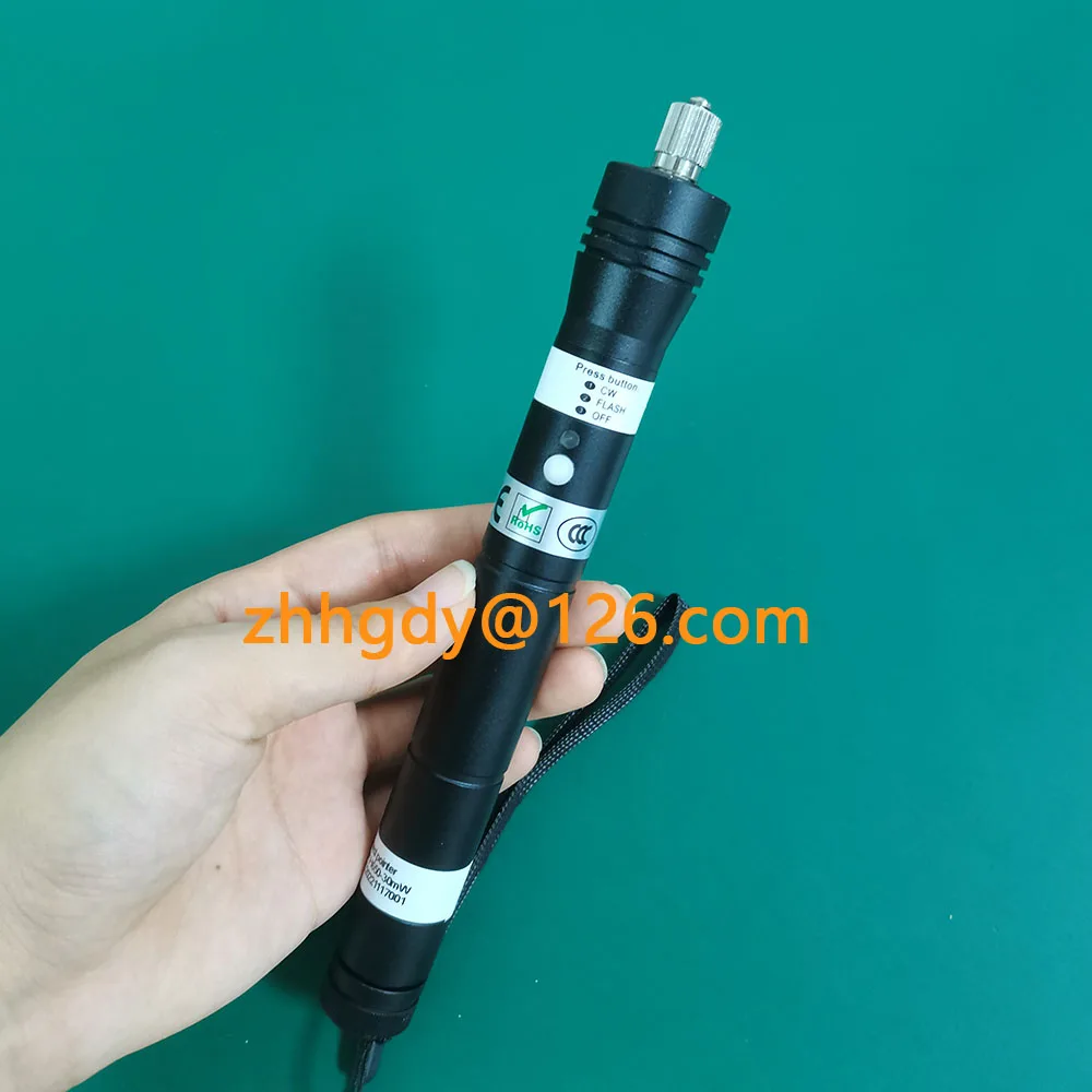 

Visual Fault Locator 50mw Fiber Optic Cable Fault Detector Laser Light Source Pen 30mW 40mW