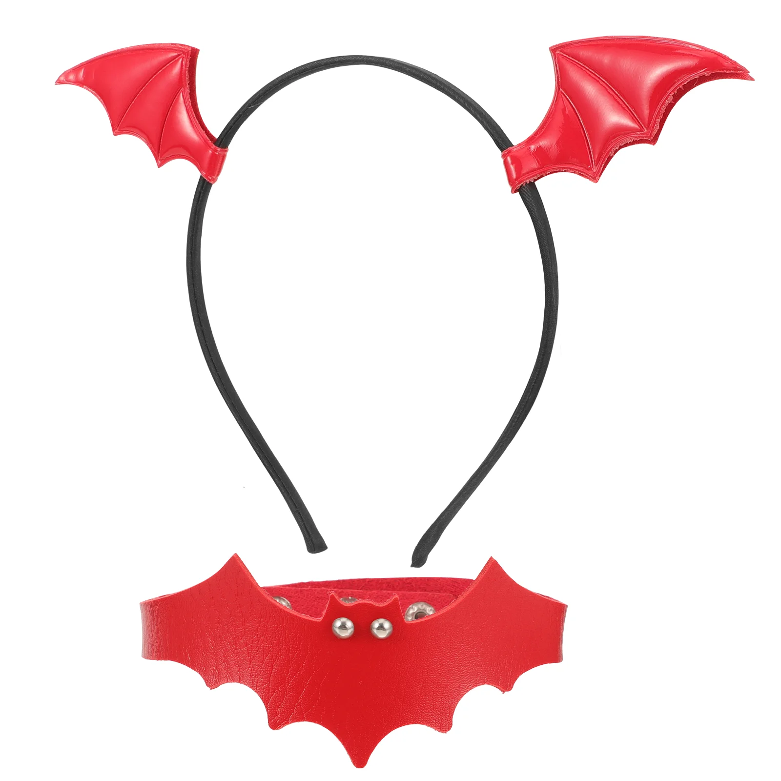 Bat Headband Collar Men Apparel Halloween Women Headpiece Hair Accessories Headdress Child Costume