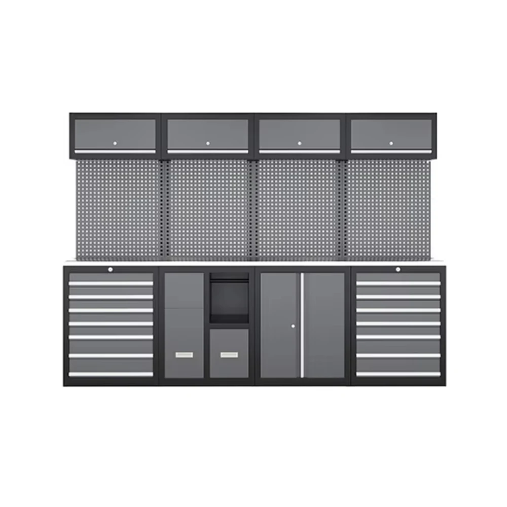 Garage Tool Cabinet with Pegboard Heavy Duty Workbench for Workshop