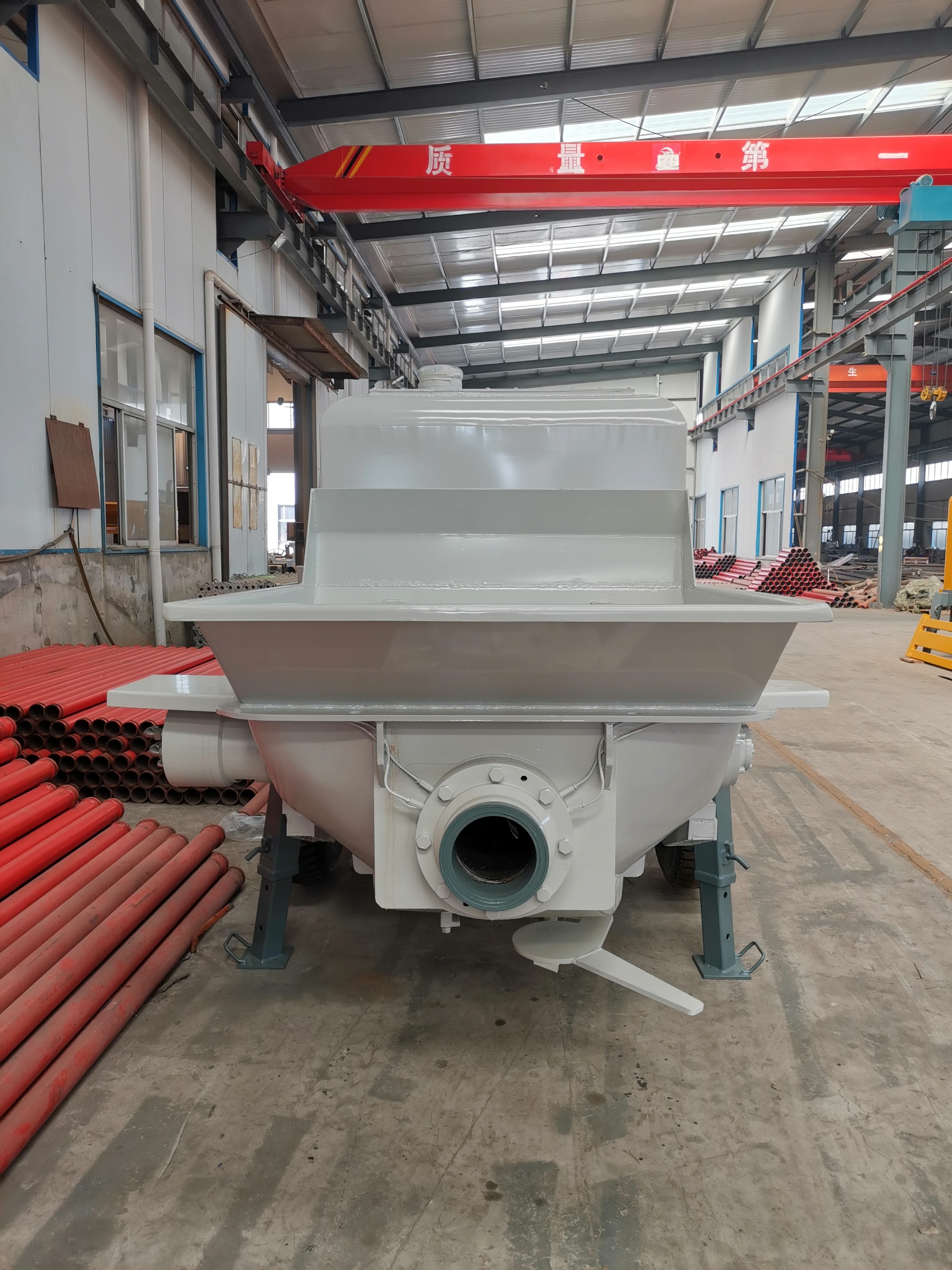MINLE Factory Price 50m3/h Small Concrete Pump Electric Concrete Conveying Pump for Sale