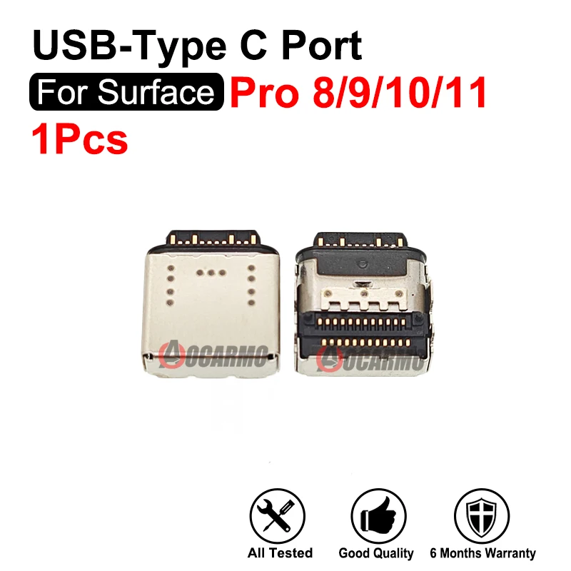 

For Microsoft Surface Pro 11 10 9 8 Pro10 Pro8 Pro9 Type-C USB-C Port Charging Dock Connector Repair Parts