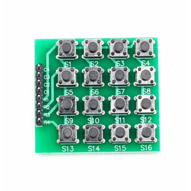 8pin 4x4 4*4 Matrix 16 tasti pulsante tastiera tastiera Breadboard modulo Mcu per arduino Kit fai da te