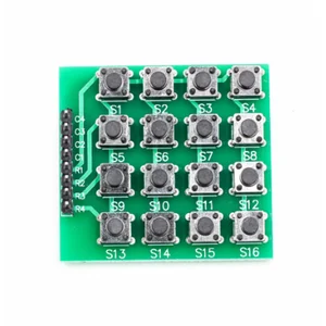 8pin 4x4 4*4 매트릭스 16 키 버튼 키패드 키보드 브레드보드 모듈 Arduino DIY 키트 용 MCU 10 최고의 판매 키보드 Arduino -№10