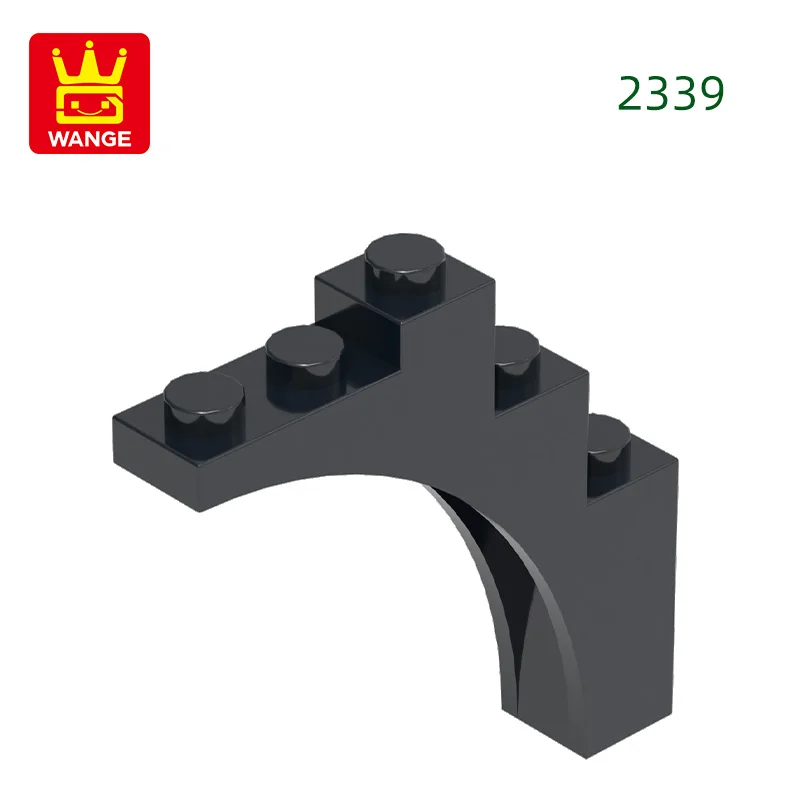 Wange 2339 100g/43 stuks Boog 1 X 5 X4-Continu Boog Bulk Kleine Bouwstenen Assemblage Compatibele DIY Speelgoed Onderdelen Cadeaubox
