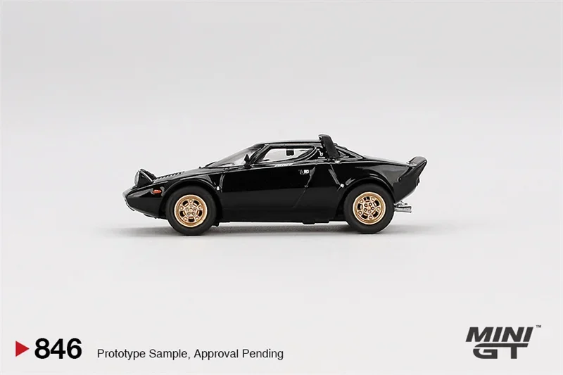 (Pre-order) MINI GT 1:64 Lancia Stratos HF Stradale Nero Black Diecast Model Car