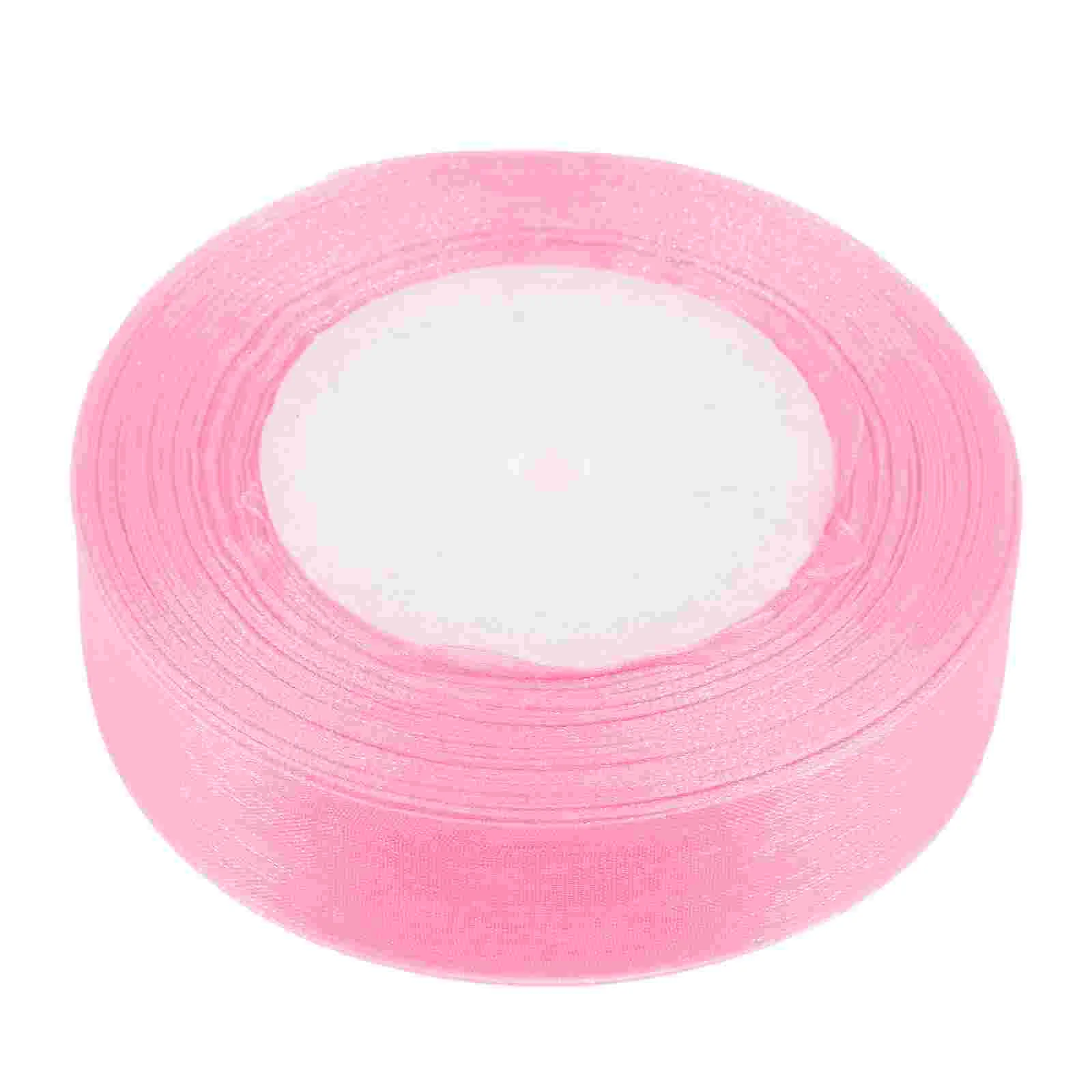 

Packing Ribbon 25mm Chiffon Satin Bows Wrapping Handmade Rose Ribbons Elegant Design Versatile Use Soft