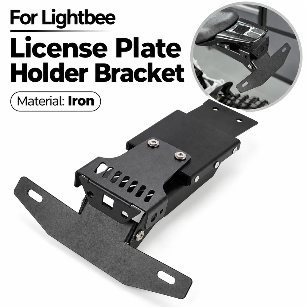 Für Surron Light Bee X S X160 X260 Kennzeichenhalter Halterung Motorrad Elektro-Dirtbike E-Bike Zubehör Ersatzteil