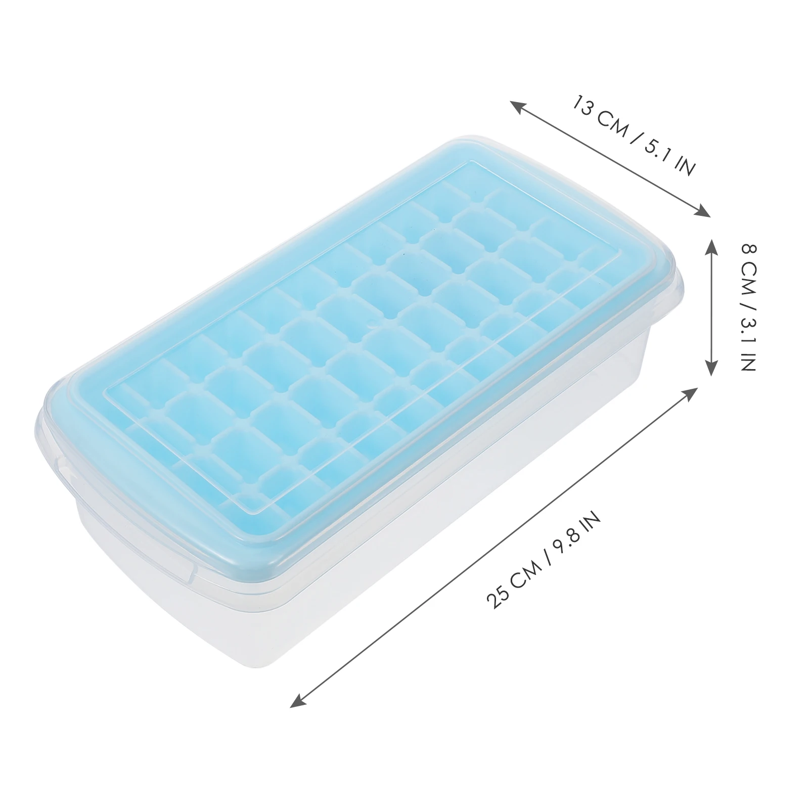 

Ice Cube PP Plastic Non Stick Easy Demould Silicone Mold Baking Cookie Desserts Chocolate Ice Silicone Mold Scraper