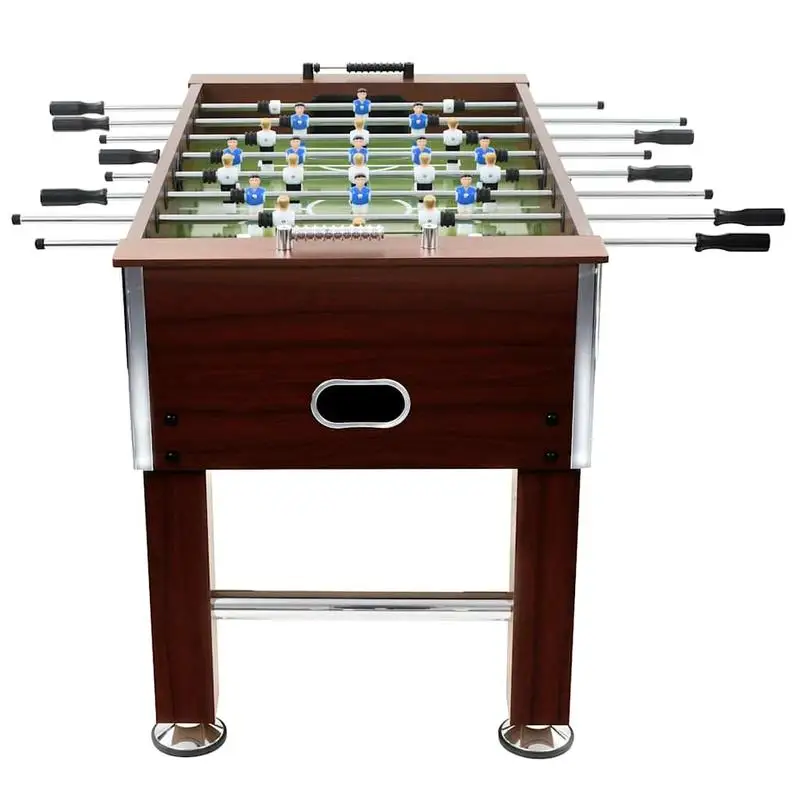 Table de football Acier 60 kg 140 x 74,5 x 87,5 cm Marron XID Table de football Acier 60 kg 140 x 74,5 x 87,5 cm Marron XID