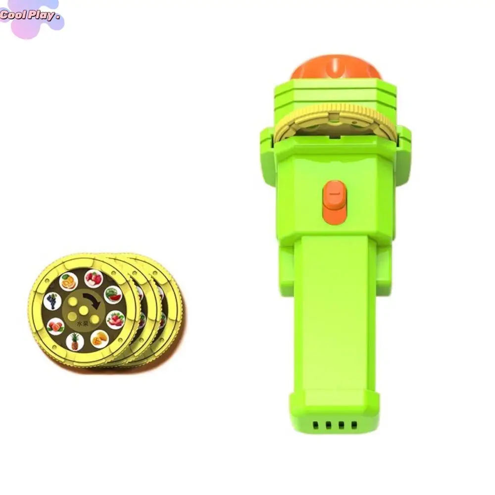 

24 Patterns Baby Projector Torch Cognition Logical Thinking Training Cartoon Flashlight Projection Lamp Early Educational