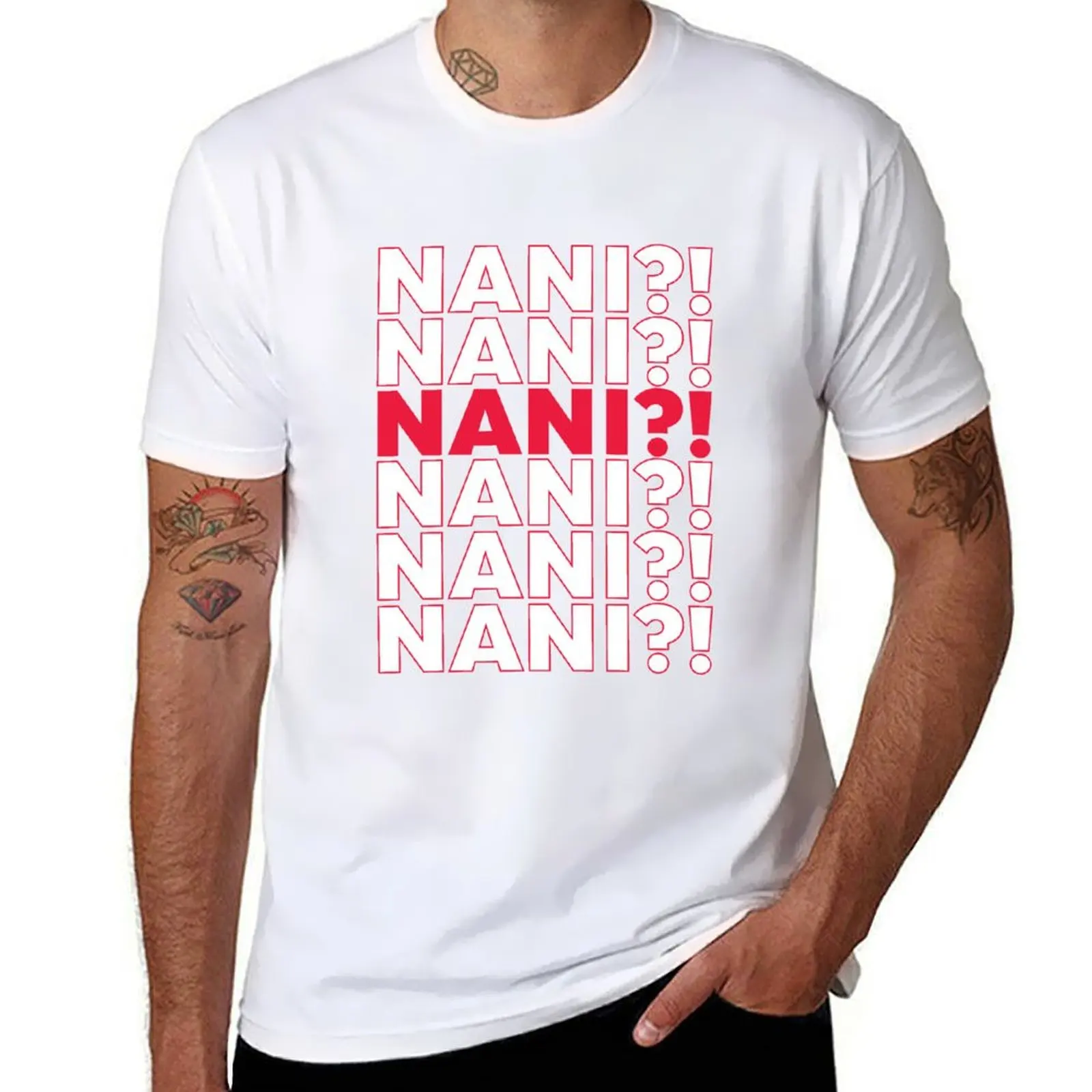

NANI T-Shirt t shirt men 100% cotton luxury brand man t shirt cotton high quality t shirt man casual T-Shirt