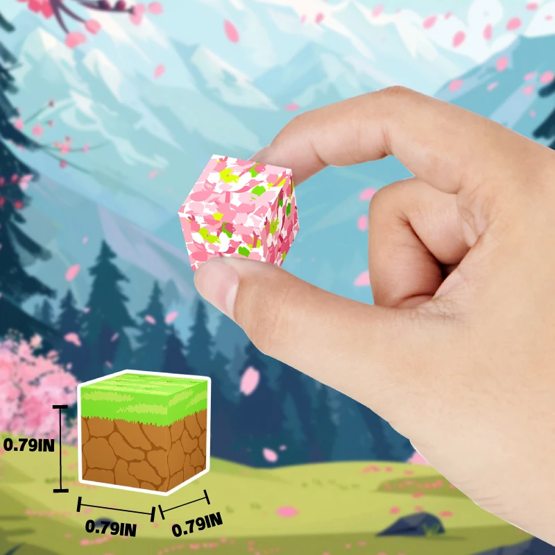 Puzzel met Sakura-thema voor jongens en meisjes van 3-6 jaar Educatief magnetisch bouwstenen speelgoed voor kinderen