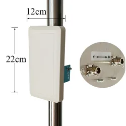 Antena WiFi, 5GHz, 5.8G, 5150-5850MHz, 15dbi, 18dbi, antena Lora, 2x fêmea mimo patch wall mount antenna