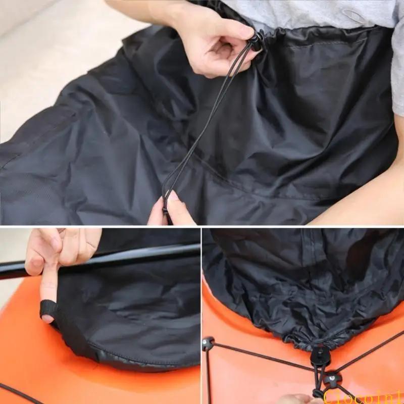 

Y1UB Long Service Watercrafts Cover Waterproof CoverKayak Skirt for Enthusiasts