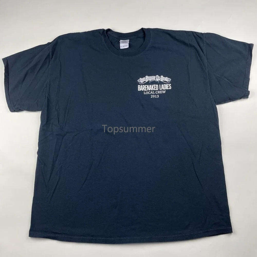 Barenaked Ladies 2013 Tour Local Crew Last Summer On Earth Xxl T-Shirt Black